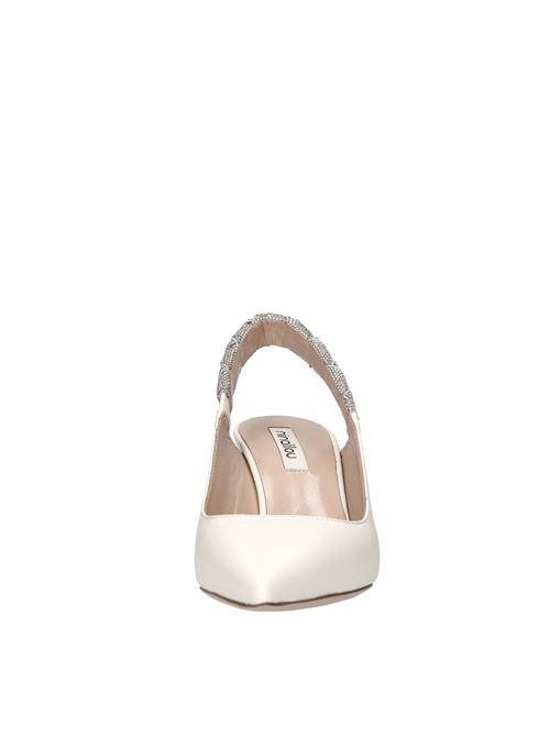 Décolleté slingback in pelle e microstrass NINALILOU | 311232K7 NAPPAAVORIO